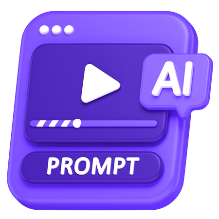 ai video 3d icon download in png blend fbx gltf file formats online streaming marketing internet player artificial intelligence pack future technology icons 9031813 Home