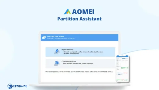 Aomei partition - LTD Dashboard Overview - Utility Hub Desktop Apps