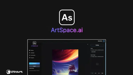ArtSpace.ai - LTD Dashboard Overview - Graphic Design Web Apps