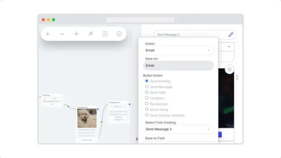 Chatmatic - Dashboard Snapshot - Marketing Automation Web Apps