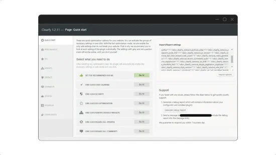 Clearfy - LTD Deals - Site Creation Wordpress Plugins