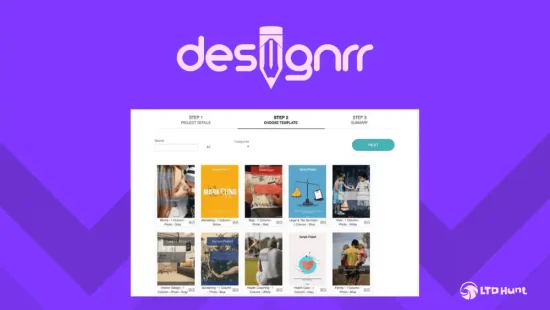 Designrr - LTD Dashboard Overview - Create Web Apps