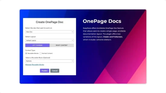 EazyDocs - LTD Dashboard Overview - Wordpress Tools
