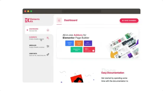 ElementsKit - LTD Tool Dashboard - Create Wordpress Plugins