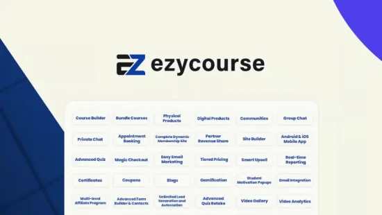 EzyCourse - Lifetime Deal - Create Web Apps