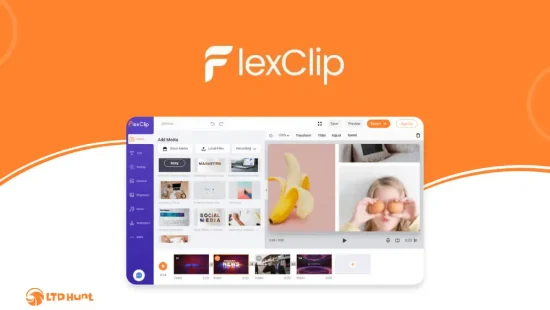 FlexClip - LTD Dashboard Overview - Create Web Apps