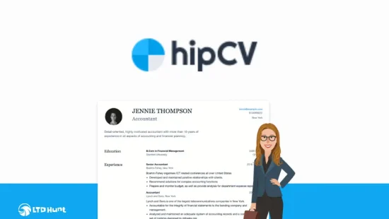 hipCV - LTD Dashboard Overview - Team Building & Recruiting Web Apps