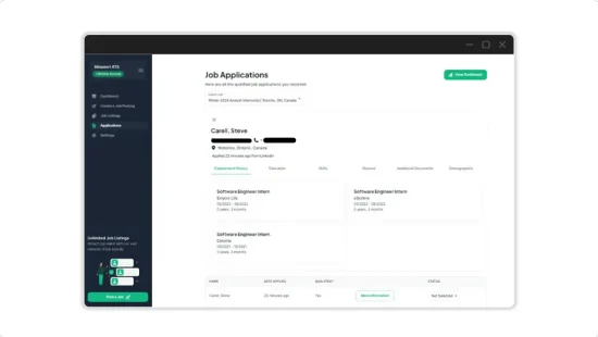 HireSmrt - LTD Tool Dashboard - Scale Web Apps