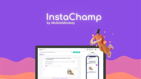 InstaChamp - Dashboard Snapshot - Social Media Web Apps