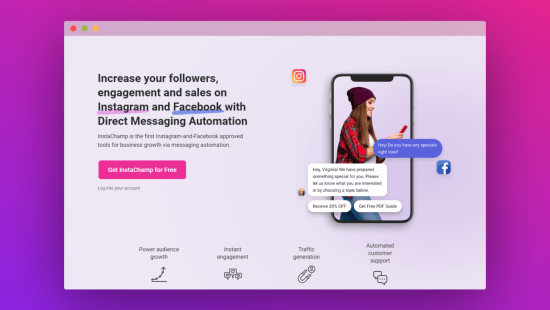 InstaChamp - LTD Tool Dashboard - Engage Web Apps