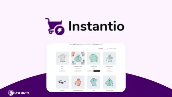 Instantio - LTD Dashboard Overview - Create Wordpress Tools