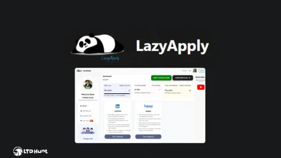 LazyApply - LTD Dashboard Overview - Team Building & Recruiting Chrome Extensions