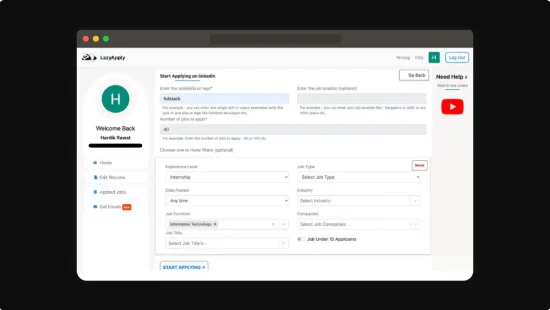 LazyApply - LTD Tool Dashboard - Scale Browser Extensions