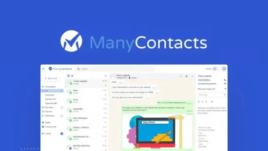 ManyContacts - LTD Dashboard Overview - Customer Support Web Apps