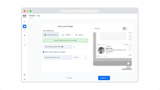 Nudgify - LTD Tool Dashboard - Engage Web Apps