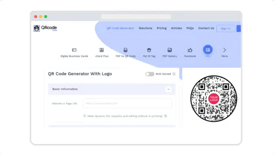 QR Code Chimp - LTD Tool Dashboard - Optimize Web Apps