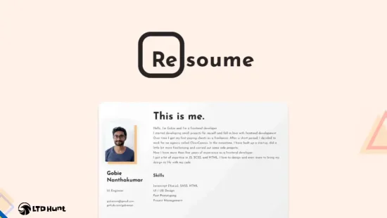 Resoume - LTD Dashboard Overview - Team Building & Recruiting Web Apps