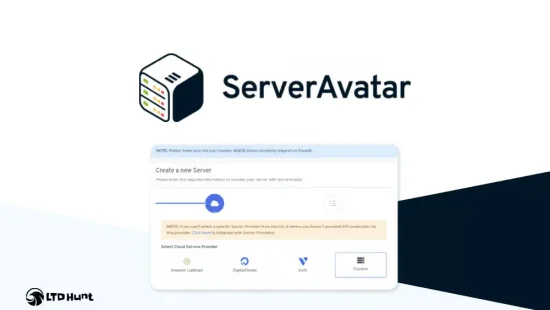 ServerAvatar - LTD Dashboard Overview - Web Hosting Wordpress Plugins