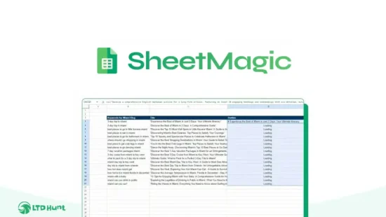 SheetMagic - LTD Dashboard Overview - Create Web Apps