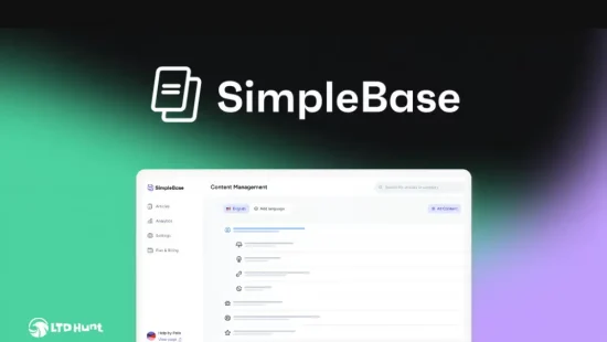 SimpleBase - LTD Dashboard Overview - Activate Web Apps