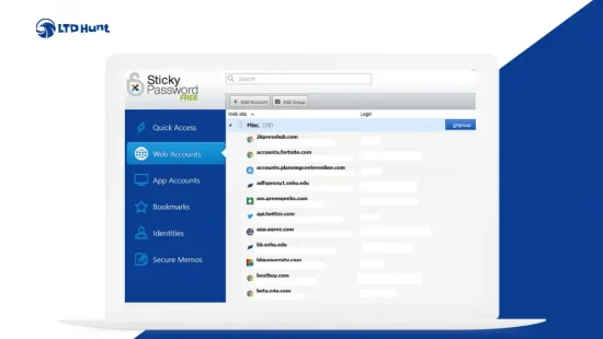 Sticky Password - LTD Deals - Secure Web Apps