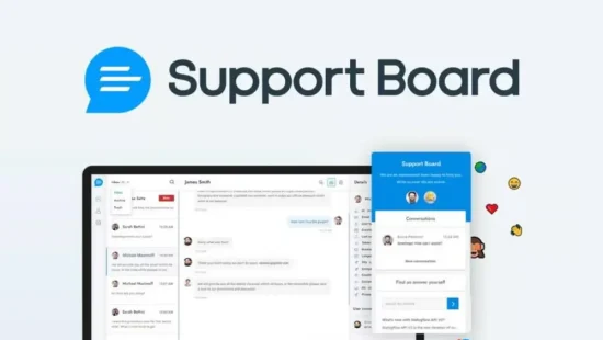 Support Board - LTD Dashboard Overview - Customer Support Web Apps