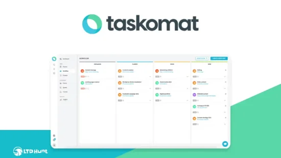 Taskomat - LTD Dashboard Overview - Plan Web Apps