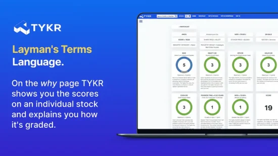 TYKR - LTD Dashboard Overview - Plan Web Apps
