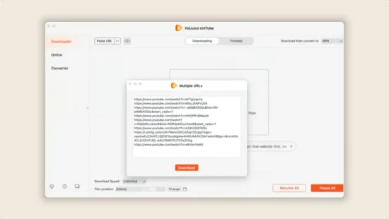 VidJuice - LTD Tool Dashboard - Audio & Video Web Apps